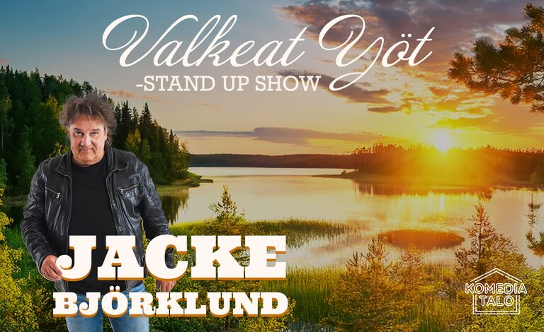 Teatteri Hysterialla: Jacke Björklund - Valkeat yöt stand up-show